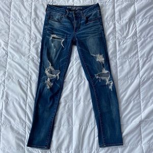 American Eagle - Super Stretch Jeans - Distressed
